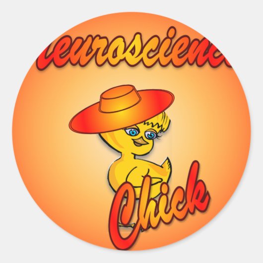 Neuroscience Chick #5 Aufkleber (Vorderseite)