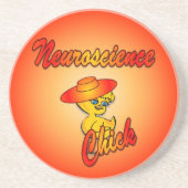 Neuroscience Chick #5 Getränkeuntersetzer (Vorne)