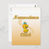 Neuroscience Chick Postkarte (Vorne/Hinten)