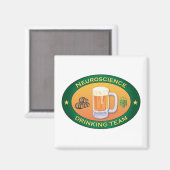 Neuroscience Drink Team Magnet (Vorderseite/Rückseite)