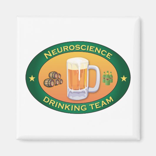 Neuroscience Drink Team Magnet (Vorne)