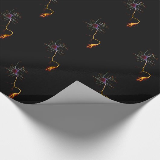 Neuroscience, neuron, science, geschenkpapier (Ecke)