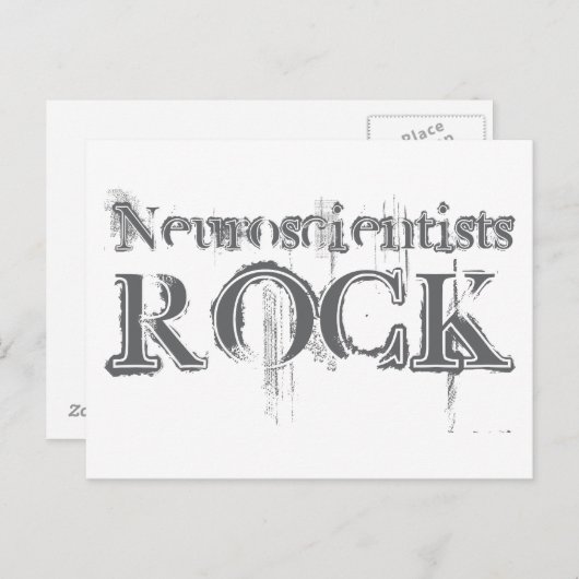 Neuroscience Rock Postkarte (Vorne/Hinten)
