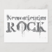 Neuroscience Rock Postkarte (Vorderseite)