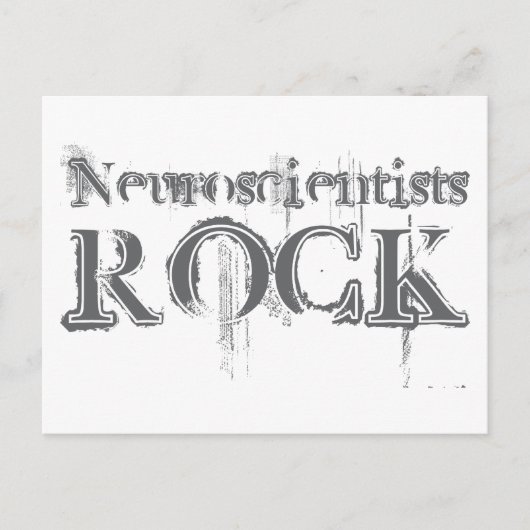 Neuroscience Rock Postkarte (Vorderseite)