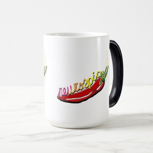 Neurospicie - Neonbriefe mit Pfeffer Verwandlungstasse (VorderseiteRechts)