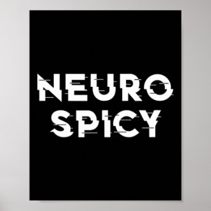 Neurospicy Adhd Autismus Neurodität Neurodität Poster