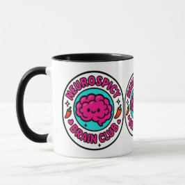 Neurospicy Brain Club Inclusive Neurodivergent Tasse