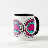 Neurospicy Brain Club Inclusive Neurodivergent Tasse (VorderseiteRechts)