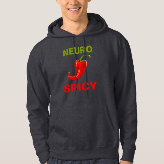 Neurospicy Chili Pfeffer Neurovielfalt Prix Hoodie (Vorderseite)