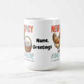 Neurospicy-Eierhändler Vintage-Henne Seltene Textu Kaffeetasse (Mittel)