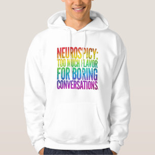 Neurospicy - Kühne Aussage Neurodiverse Männer Hoodie