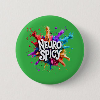 NEUROSPICY Neurodiversität Autismus ADHS Dyslexie Button
