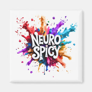 NEUROSPICY Neurodiversität Autismus ADHS Legasthen Magnet