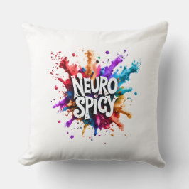 NEUROSPICY neurodiversity autism adhd dyslexia Kissen