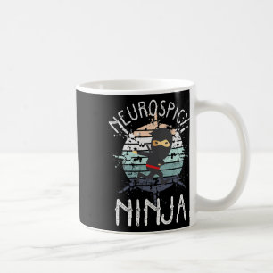 Neurospicy Ninja Autismus Bewusstsein Neurodiverse Kaffeetasse