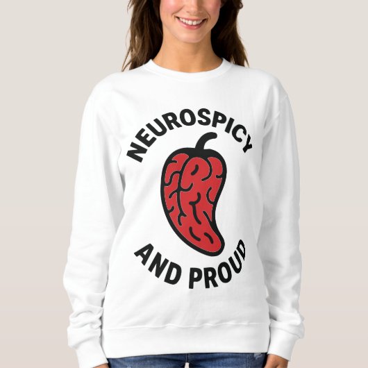 Neurospicy Paprika Sweatshirt (Vorderseite)
