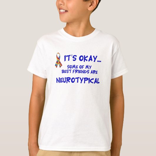 Neurotypical Freunde T-Shirt (Vorderseite)
