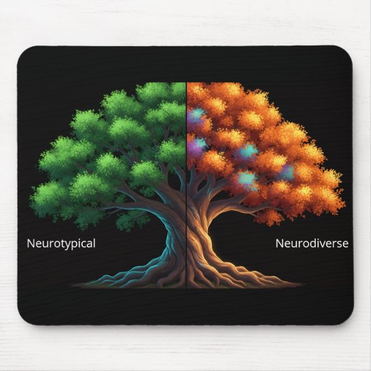 Neurotypical vs. Neurodiverse Mousepad (Vorne)