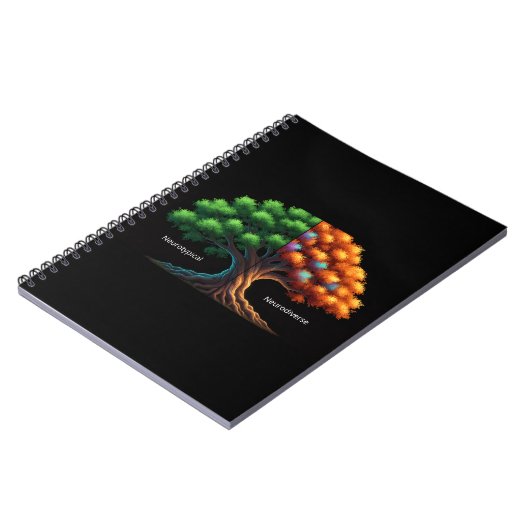 Neurotypical vs. Neurodiverse Notizblock (Linke Seite)