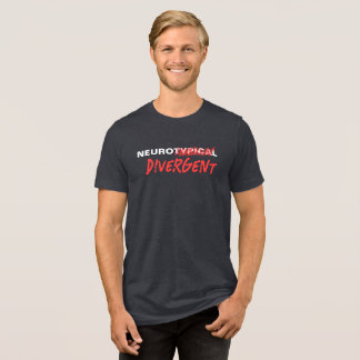 Neurotypisch Scratch Divergent Neurovielfalt Tri-Blend Shirt