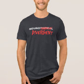 Neurotypisch Scratch Divergent Neurovielfalt Tri-Blend Shirt (Vorderseite)