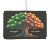 Neurotypisch vs. Neurodivers Autolufterfrischer (Rückseite)