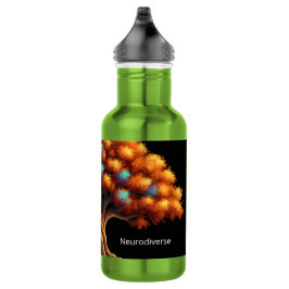 Neurotypisch vs. Neurodivers Edelstahlflasche