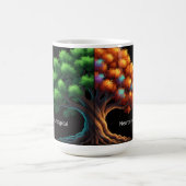 Neurotypisch vs. Neurodivers Kaffeetasse (Mittel)