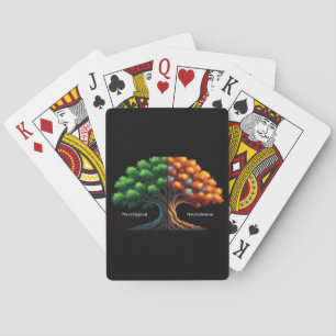 Neurotypisch vs. Neurodivers Spielkarten
