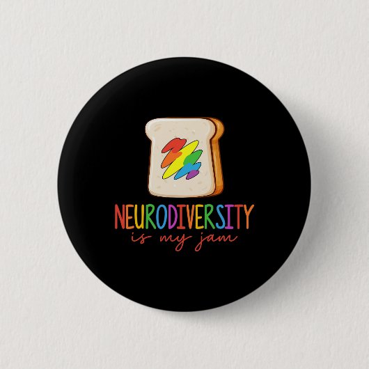 Neuroversität ist mein Jam Adhd Autism Awareness S Button (Vorderseite)
