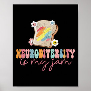 Neuroversität ist meine Jam-Inklusion Autismus Awa Poster
