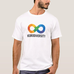 Neuroversity Rainbow Infinity Puzzle Design T-Shirt