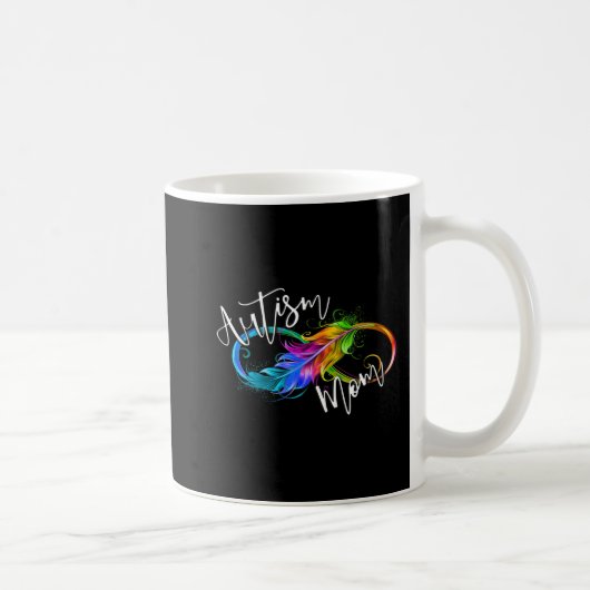 Neuroversity Symbol Rainbow Infinity Autismus Mama Kaffeetasse (Rechts)