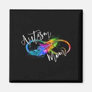 Neuroversity Symbol Rainbow Infinity Autismus Mama Magnet