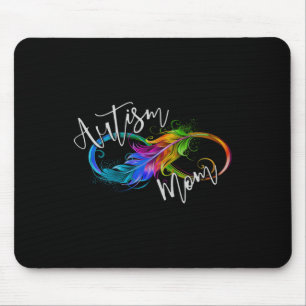 Neuroversity Symbol Rainbow Infinity Autismus Mama Mousepad