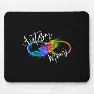 Neuroversity Symbol Rainbow Infinity Autismus Mama Mousepad