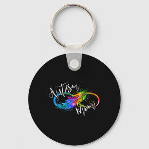 Neuroversity Symbol Rainbow Infinity Autismus Mama Schlüsselanhänger