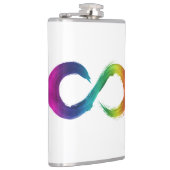 Neurovielfalt (Autismus, Adhd usw.) aus nicht rost Flachmann (Rechts)