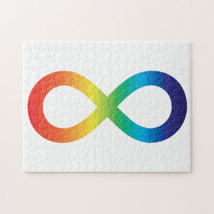 Neurovielfalt Autismus Bewusstsein Akzeptanz Regen Puzzle