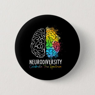 Neurovielfalt - Autismus - Spektrum Adhorn - Regen Button