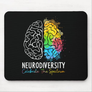 Neurovielfalt - Autismus - Spektrum Adhorn - Regen Mousepad