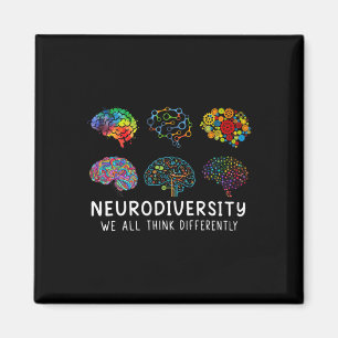 Neurovielfalt, die wir alle anders denken, Gehirn  Magnet