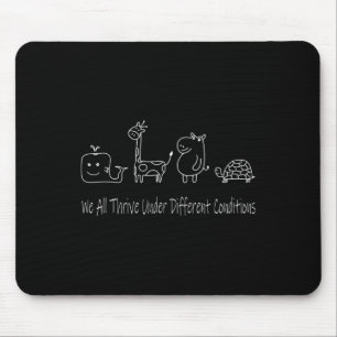 Neurovielfalt, die wir alle unter verschiedenen Be Mousepad
