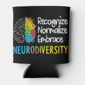 Neurovielfalt, Feiern Sie das Spektrum. Das Gehirn Dosenkühler (Vorderseite)