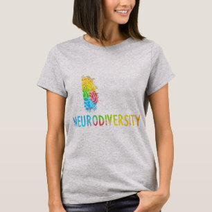 Neurovielfalt, Feiern Sie das Spektrum. Das Gehirn T-Shirt