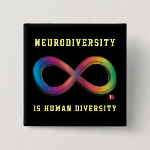 Neurovielfalt ist Button des menschlichen Diversit