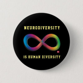 Neurovielfalt ist der Knopf menschliches Diversity Button