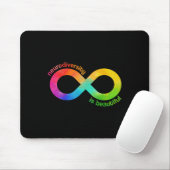 Neurovielfalt ist ein wunderschöner Autismus Neuro Mousepad (Mit Mouse)