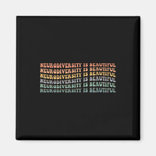 Neurovielfalt ist schön - Bewusstsein für Autismus Magnet